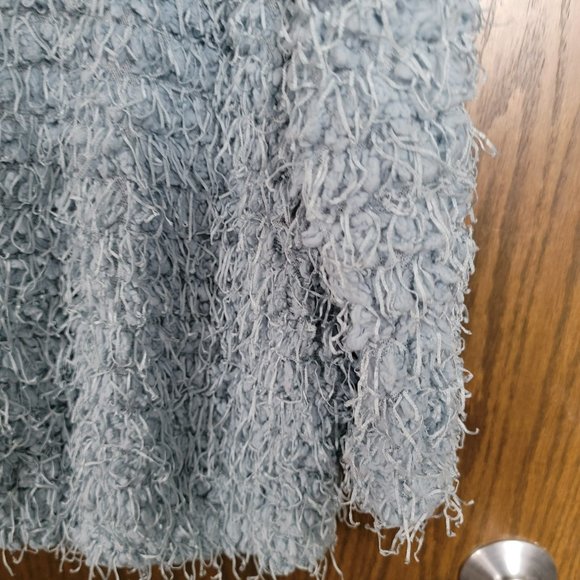 Skye's The Limit Women's Blue Eyelash Knit Sweater Turtleneck Pullover Large - Picture 10 of 16